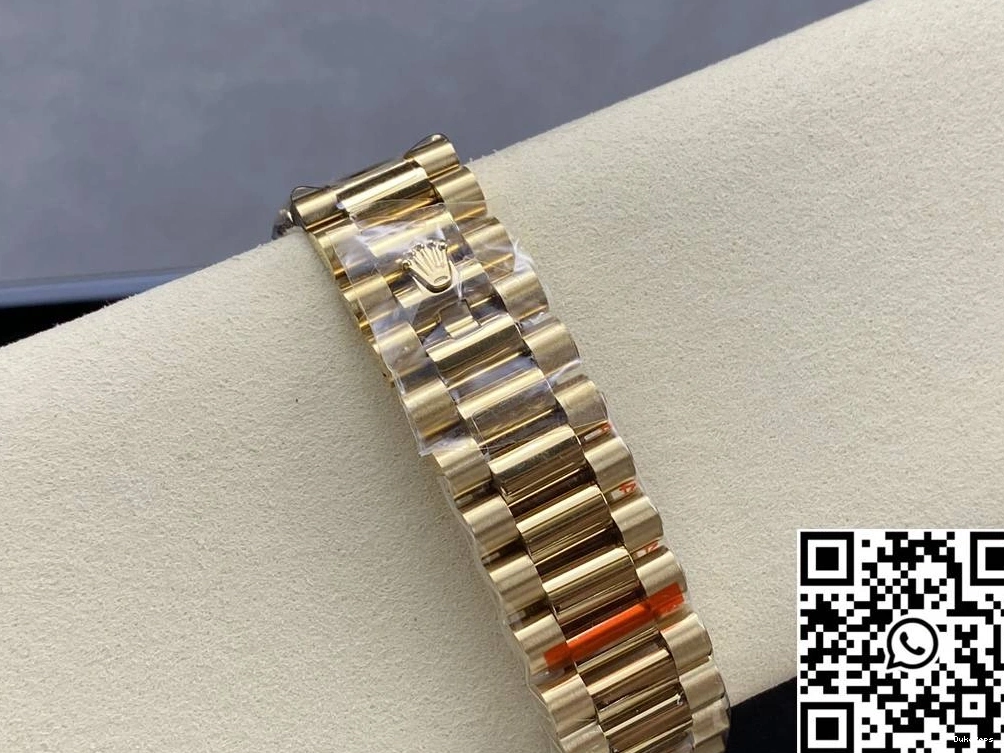 M228238-0061 Rolex Green Day QF Factory Steel v5 Dial Tungsten Date 0103